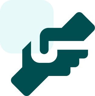 Abstract design with overlapping shapes and colors.